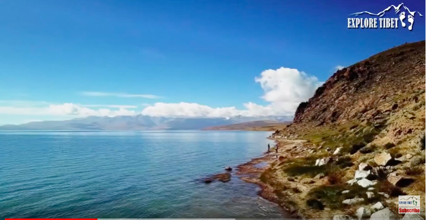 Tibet Travel video of Lake Manasarovar