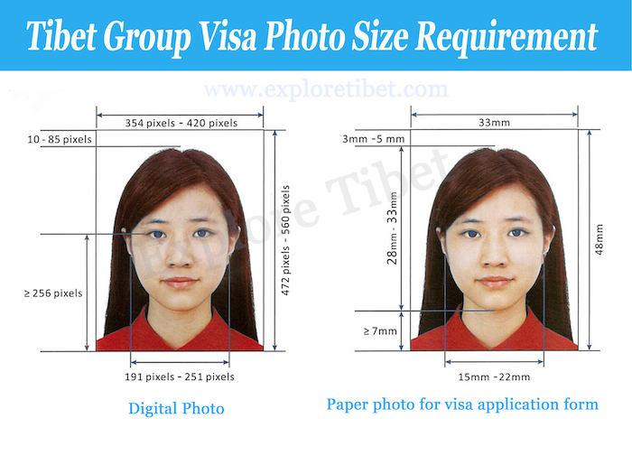 Tibet Group Visa Photo by Explore Tibet