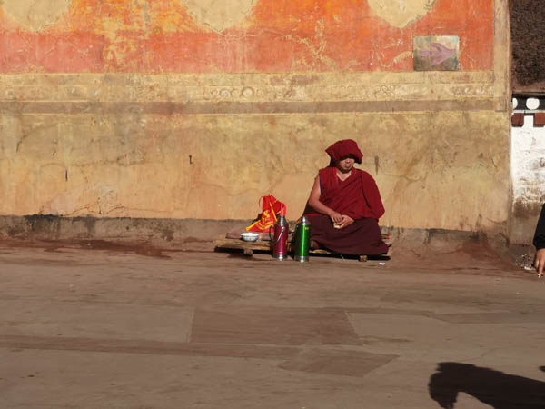 Monk at Tashi Lhunpo Monastery