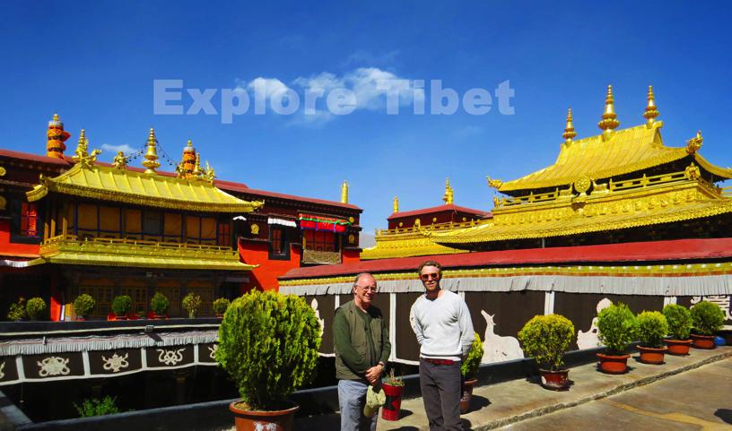 Cleints at Jokhang Temple in Tibet