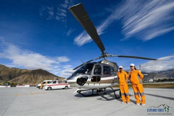 The first emergency rescue center was established in Southwest China's Tibet Autonomous Region on September 30, 2017.