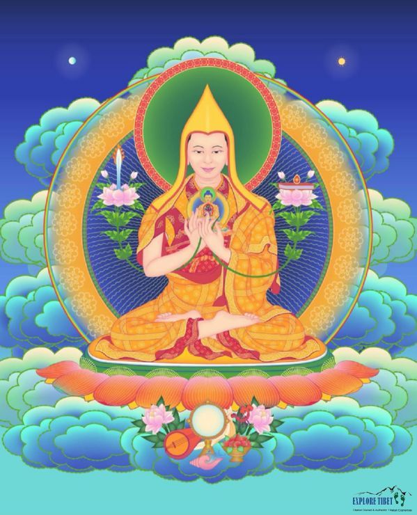 Je Tsongkhapa - The founder of the Gelug School of Tibetan Buddhism