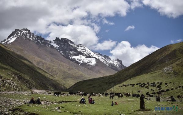 Part of the Sanjiangyuan National Park area of northern Tibet and Qinghai Province