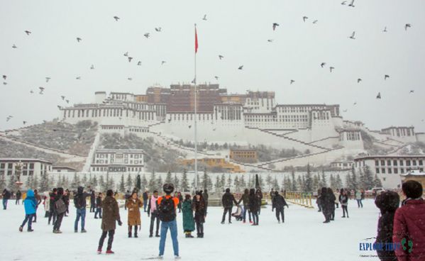 Winter tourism in Tibet has increased exponentially over the last three years