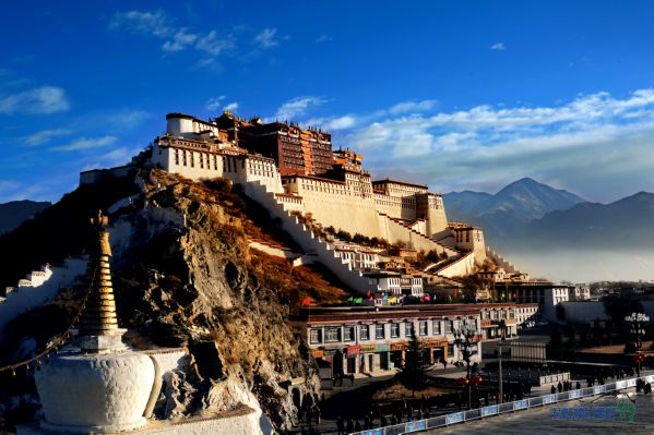 The Potala Palace in Lhasa, closed due to the Corona Virus outbreak in China